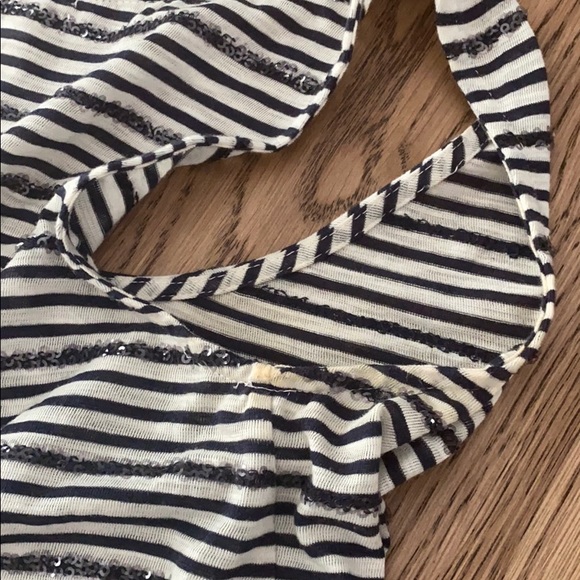 J. Crew navy/white stripe sequin tank - XXS - Picture 8 of 8